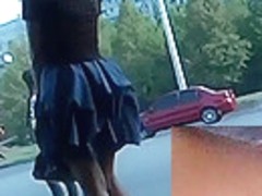 Playgirl in a puffy petticoat