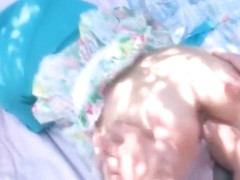 Hot teen gets fucked outdoor
