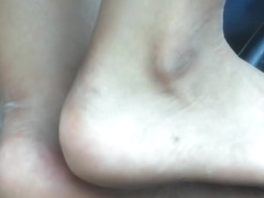 Close Up Sweaty Candid Soles Preview Clip
