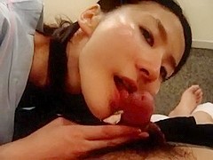 Amateur blowjob from Asian GF