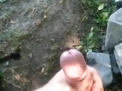 Quick Jerk Off At The Lake