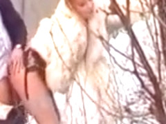 Carole Pierac in Fur Coat #1