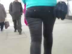junior asian woman with round ass