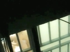 Dude busts the neighbor girl fucking her bf through her bedroom window