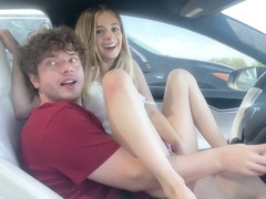 Fucks In Car Wild After - Molly Little And Luke Cooper