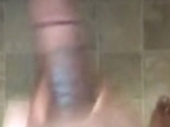 Jacking off in the bathroom