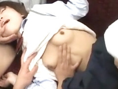 Amazing Japanese girl in Incredible Blowjob, Public JAV scene