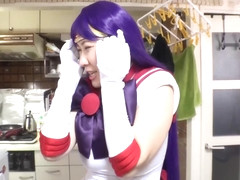 The Perverted Housewife Who Looks More Or Less Like The Live-action Version Of Keiko Kitaxx Was Turned Into Sailor Mars P4