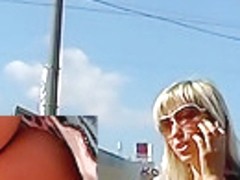 Leopard costume up petticoat video