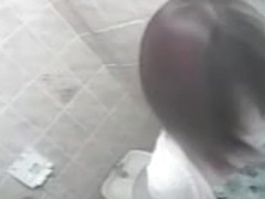 Toilet spy cam close ups with babe masturbating bushy cunt