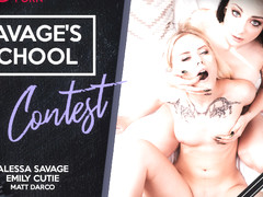 Alessa Savage And Emily Cutie - Savage’s School: The Contest – Episode 04
