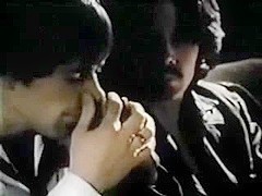 Vintage homosexual slutty behaviour in the backrow of a cinema