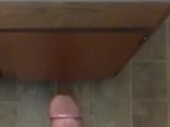 Jacking off in the bathroom