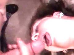 Girl Deepthroats A Cock