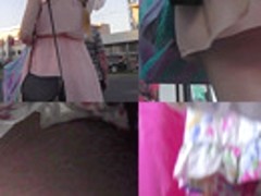 Hot candid upskirt vid show amazing flabby ass