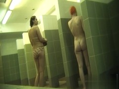 Hidden cameras in public pool showers 9