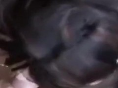 My brunette bitch is hungry for cock