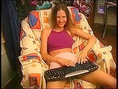 Sexy Slut Surfing The Web