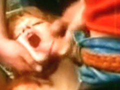 Lisa Deleeuw Pulls a Train in a Junkyard - Vintage