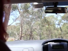 Girls Out West - Lesbian Aussie hitchhiker licked