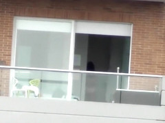 Horny voyeur can't wait to film a sexy young girl through h