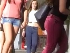 Candid - Youthful Hottie In Darksome Mini Petticoat