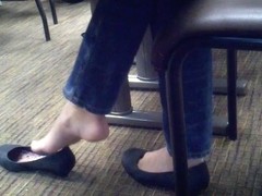 Candid College Shoeplay Feet