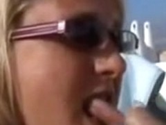 The end of a bj, lush receives her award.