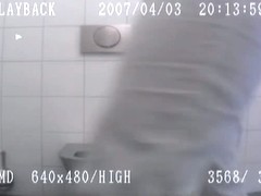 A steaming hot pissing spy cam voyeur video