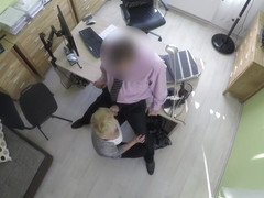 LOAN4K. Passionatre fucking on the table in office of loan manager