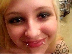 Chubby pierced n tatooed girl facial porn