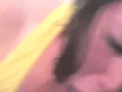 White GF Sucks Her Darksome Male;s Wang And Swallows