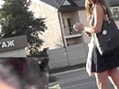 Dark Brown sweetheart filmed with upskirt webcam