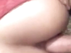 Gal has her first anal - Close up