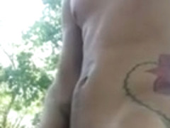 Hot Latino Gets Naked In The Park And Jerks Off