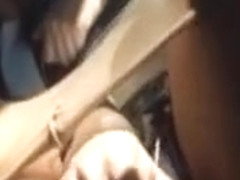 Asian Milf Is Giving Head In Her Car