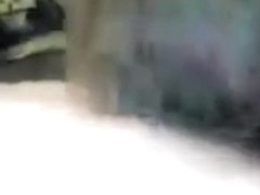 My diminutive and hot golden-haired girlfriend giving me oral-service on webcam