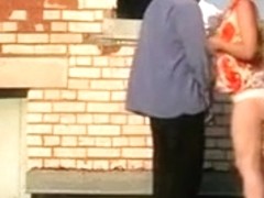 Amateur Couple Fucking On Roof