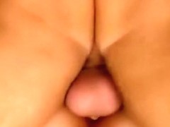 Getting arsehole and snatch licked previous to creampie from hubby