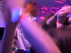 Party ladies getting sprayed with cum