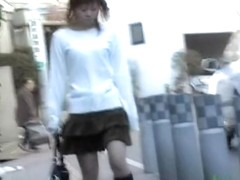 Cute girl got shuri sharked while walking down the street