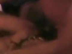 A cuckold new year's party. the gf has fun with 2 friends.