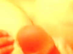 I give my big sperm on my wife big tits