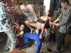 MONSTER COCK GANG: Stepmother Sucking Cocks (E03)