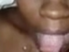 I became excited in my amateur blowjob video clip