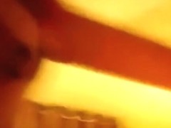 American blonde makes a sextape with her bf on the sofa