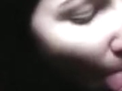 Czech amateur brunette babe gets creampie in public