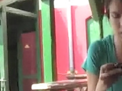 Girl Touches Herself To Orgasm In A Restaurant - Part 1