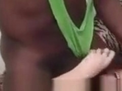 Blonde Hottie Teases And Sucks On A Big Cock