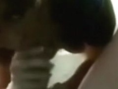 Amateur blowjob in van